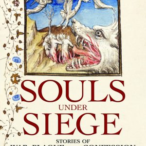 book cover with image of wolf devouring souls and angels rescuing souls