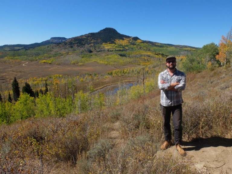 Dillon Maxwell (M.A. ’19) describes recounting the history of high elevation rangeland in Northern Colorado for the National Forest Service