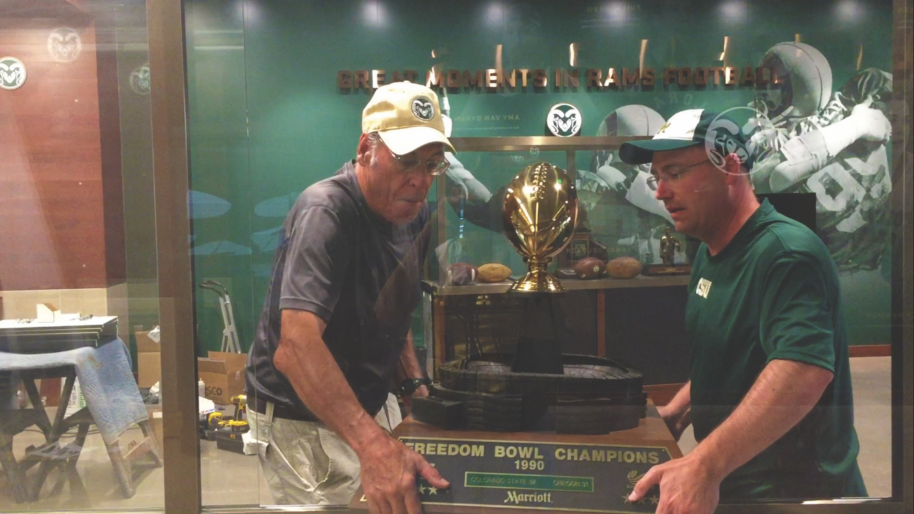 John Hirn (B.A. ’93) Alumni Award Winner in 2014 and Historian of CSU Football