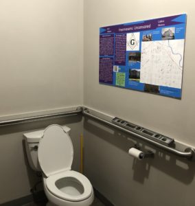 Undergraduate students share Fort Collins’ history in local bathrooms