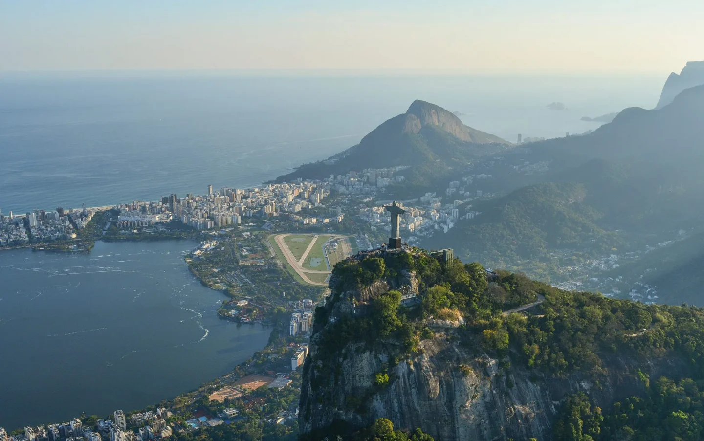 View of Brazil from above