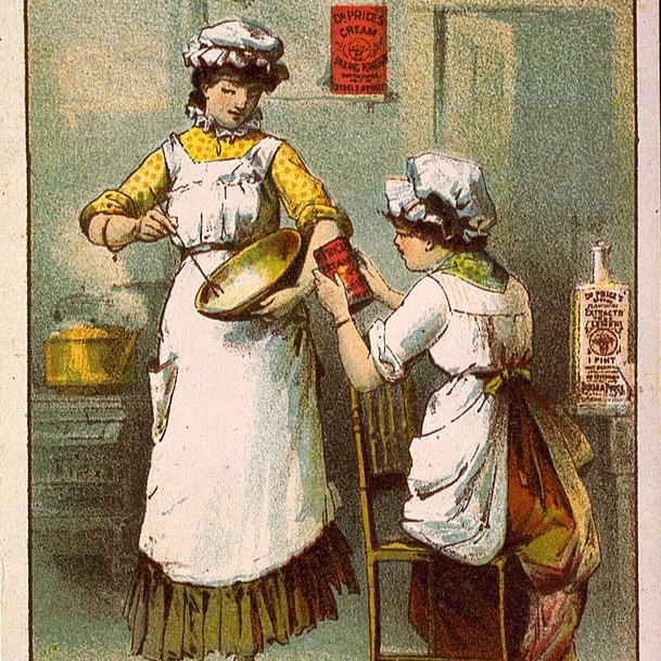Steele & Price. Dr. Price's Cream Baking Powder. Chicago & St. Louis, ca. 1870–1890. Library of Congress Prints and Photographs Division.