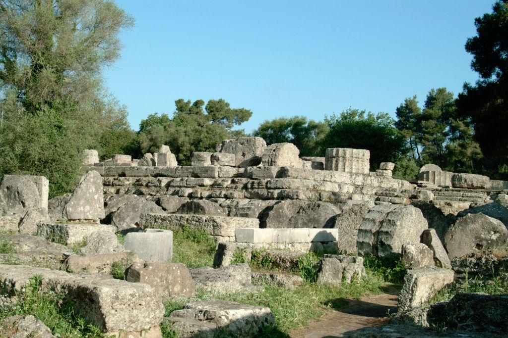 Temple of Zeus. Constructed between 470 and 456 BC